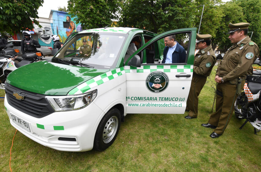  Municipalidad De Temuco Entregó Vehículo MICC A Carabineros De La Segunda Comisaría